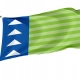 Berkeley Flag for Indoor & Outdoor Use - Imagine 1
