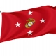 Commandant of the U.S. Marine Corps Flag for Indoor & Outdoor Use - Imagine 1