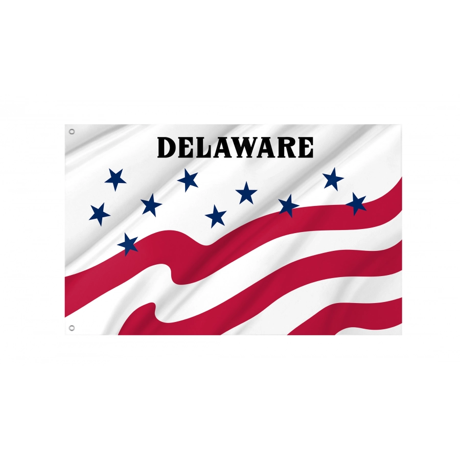 Flag of Delaware County, Iowa, Patriotic Flags, Unique Design Print, Flags for Indoor & Outdoor Use