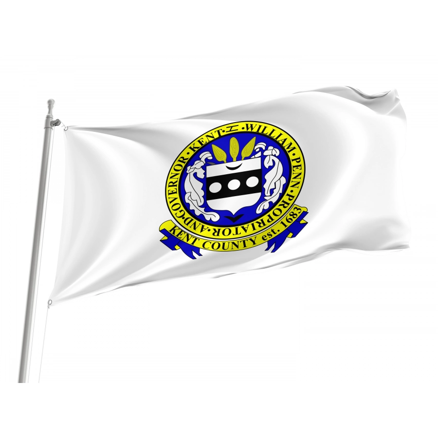 Flag of Kent County, Delaware, Patriotic Flags, Unique Design Print, Flags for Indoor & Outdoor Use