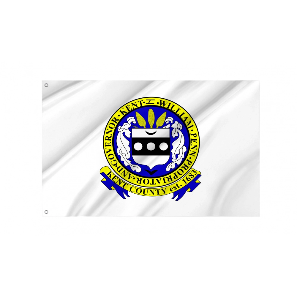Kent County, Delaware Flag for Indoor & Outdoor Use Kent County, Delaware Flag for Indoor & Outdoor Use