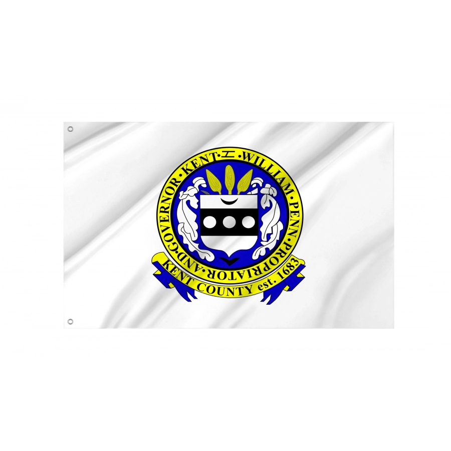 Flag of Kent County, Delaware, Patriotic Flags, Unique Design Print, Flags for Indoor & Outdoor Use