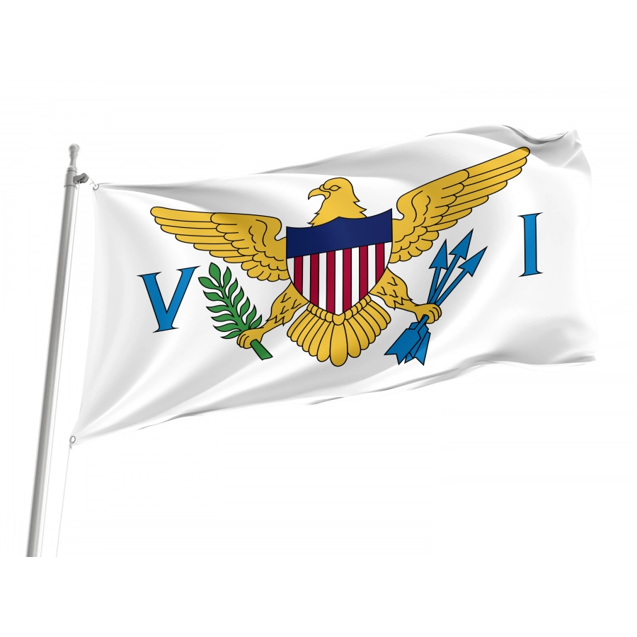 Flag Of Virgin Islands Of The United States, Unique Design Print, Flags For Indoor & Outdoor Use - High Quality United States for Indoor and Outdoor Use