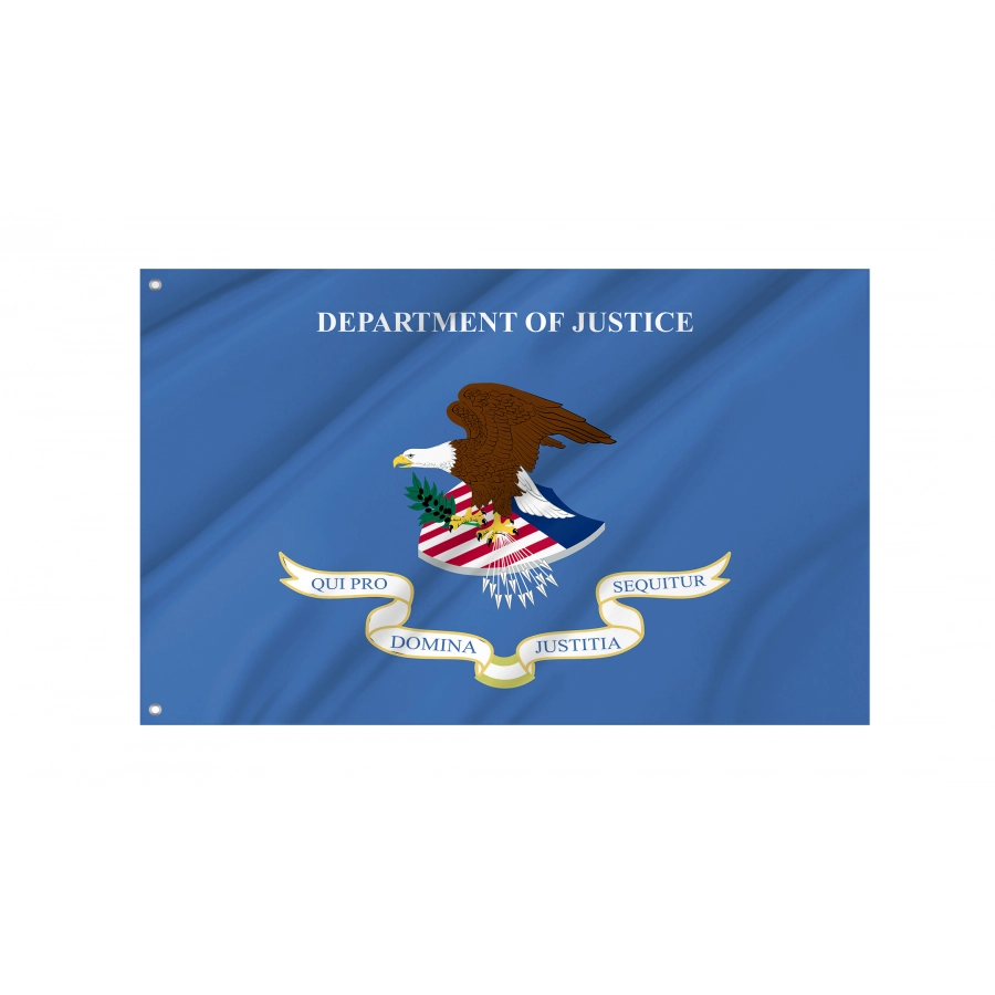 Flag Of United States Department Of Justice, Flags For Indoor & Outdoor Use - High Quality United States for Indoor and Outdoor Use