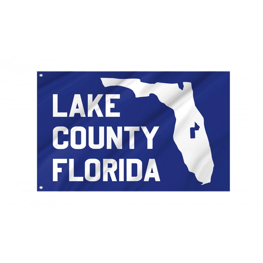 Flag of Lake County, Florida, Patriotic Flags, Unique Design Print, Flags for Indoor & Outdoor Use