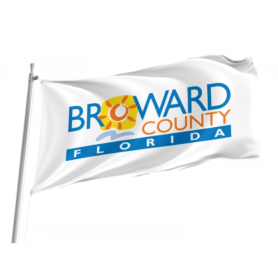 Flag of Broward County, Florida, Patriotic Flags, Unique Design Print, Flags for Indoor & Outdoor Use