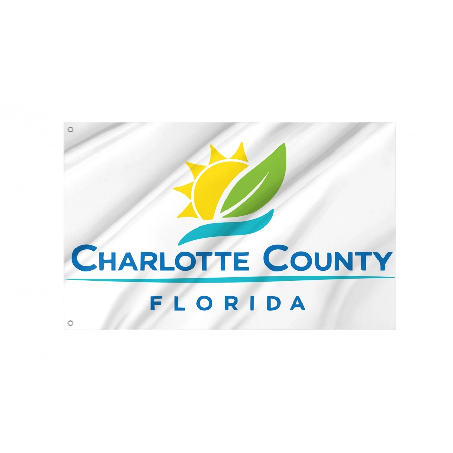 Flag of Charlotte County, Patriotic Flags, Unique Design Print, Flags for Indoor & Outdoor Use