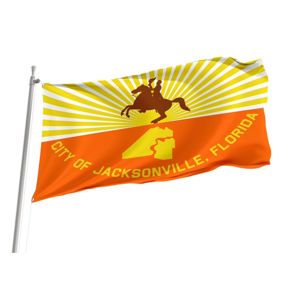 Jacksonville, Florida Flag for Indoor & Outdoor Use