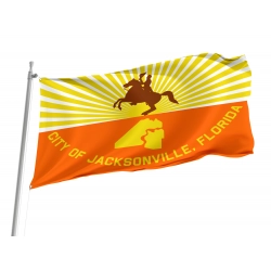 Jacksonville, Florida Flag for Indoor & Outdoor Use