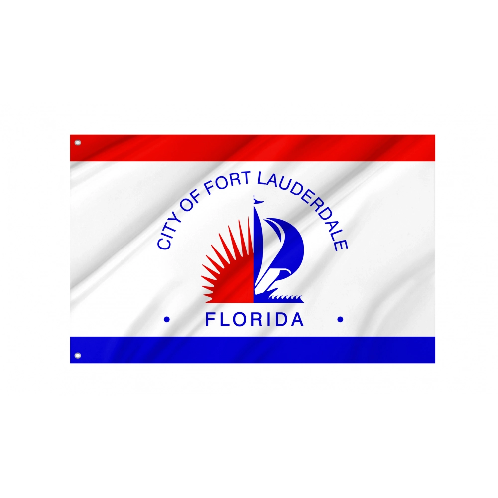 Fort Lauderdale Flag for Indoor & Outdoor Use