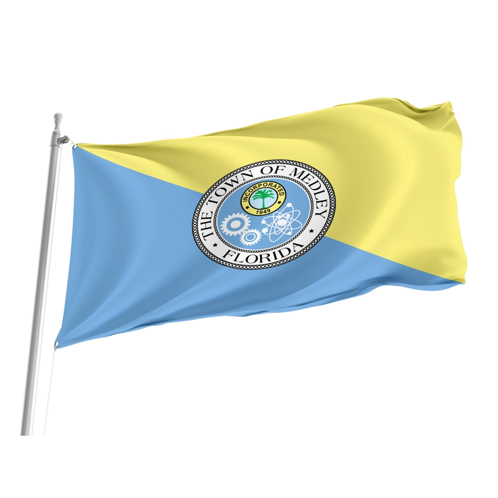 Medley Town Flag for Indoor & Outdoor Use