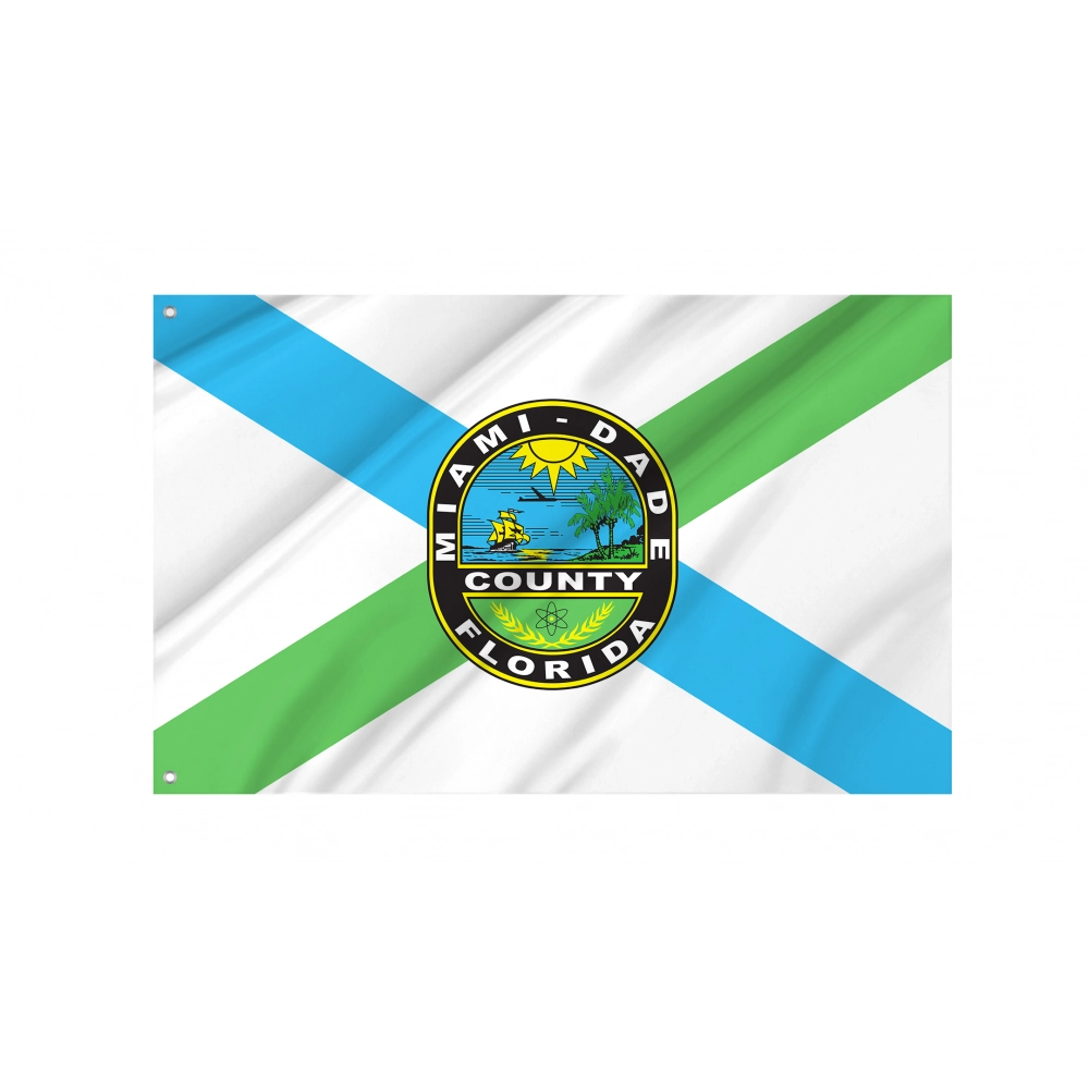 Miami-Dade County Flag for Indoor & Outdoor Use