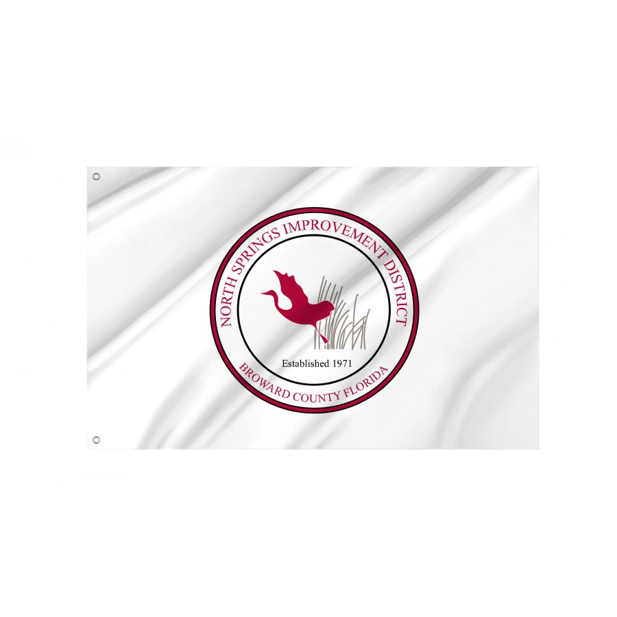 Flag of North Springs Improvement District, Florida, Patriotic Flags, Unique Design Print, Flags for Indoor & Outdoor Use