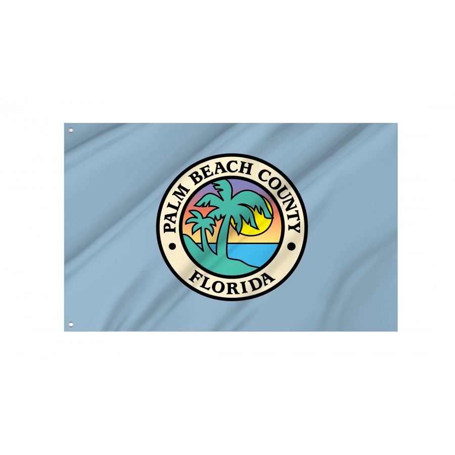 Flag of Palm Beach County, Florida, Patriotic Flags, Unique Design Print, Flags for Indoor & Outdoor Use