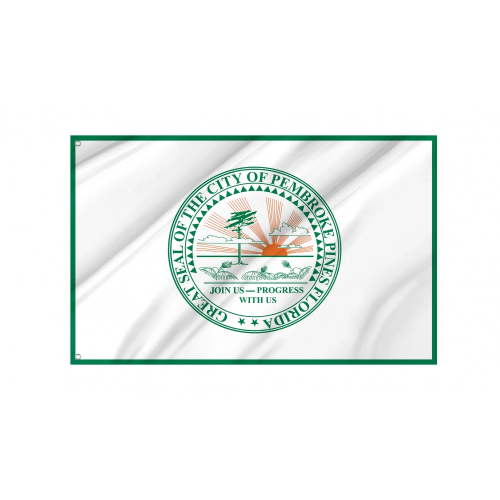 Pembroke Pines Flag for Indoor & Outdoor Use