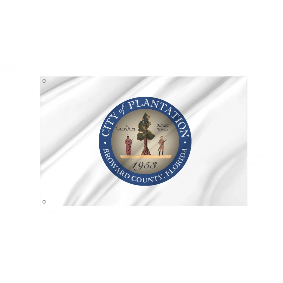 Flag of Plantation, Patriotic Flags, Unique Design Print, Flags for Indoor & Outdoor Use