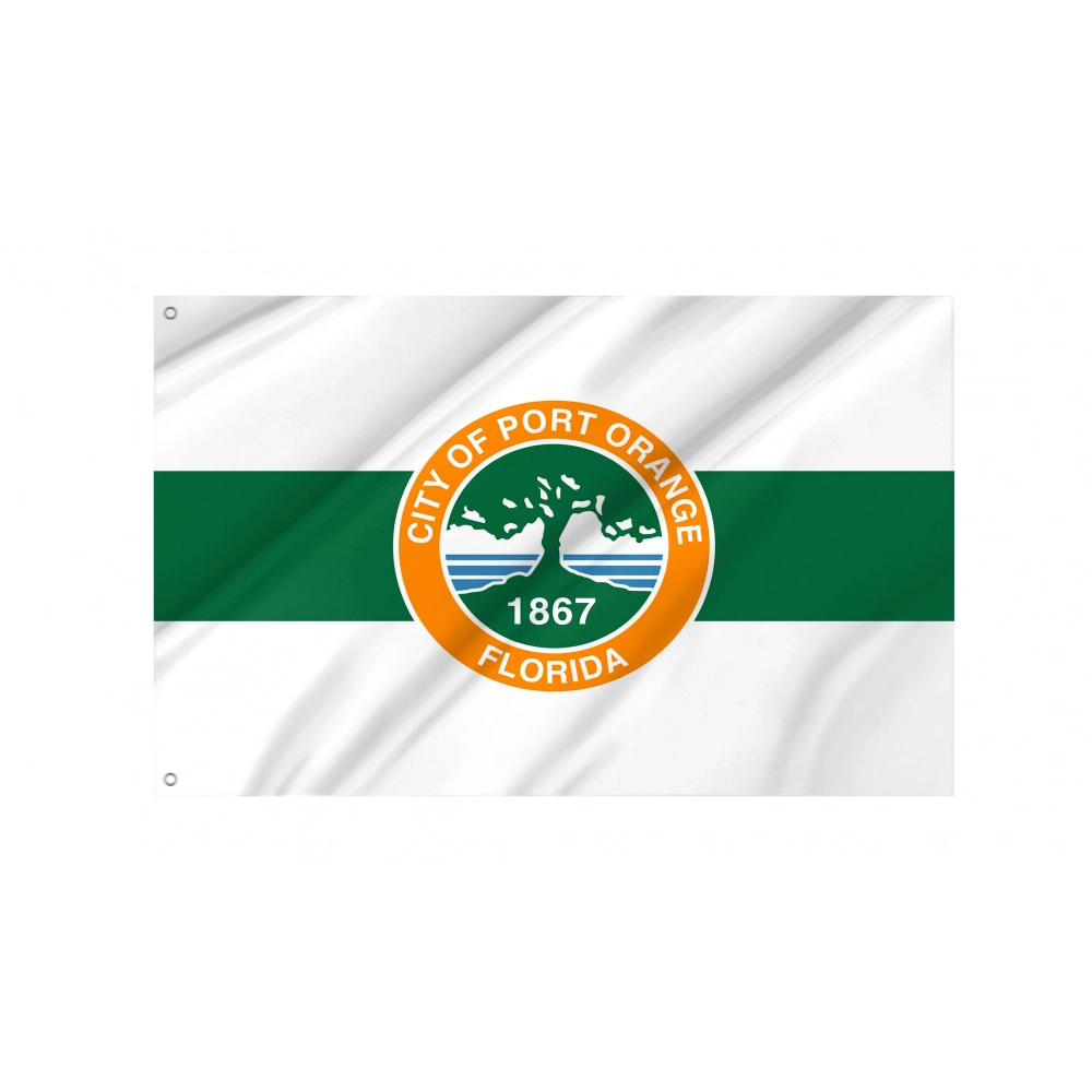 Port Orange City Flag for Indoor & Outdoor Use