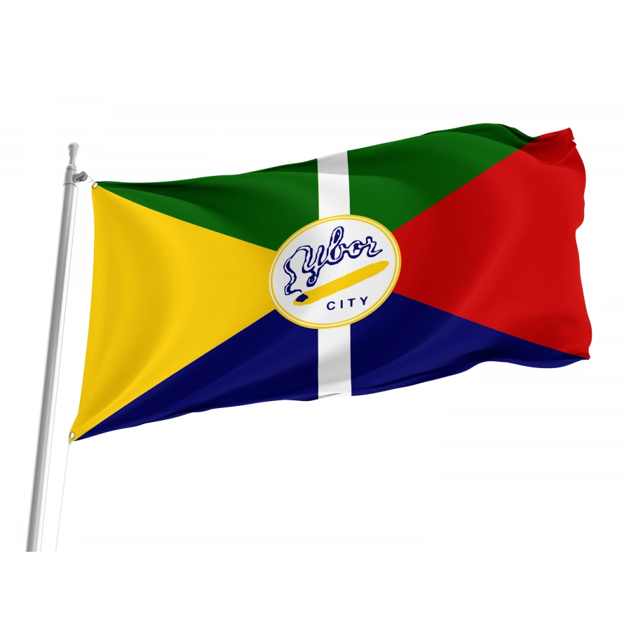 Flag of Ybor City, Tampa, Florida, Patriotic Flags, Unique Design Print, Flags for Indoor & Outdoor Use