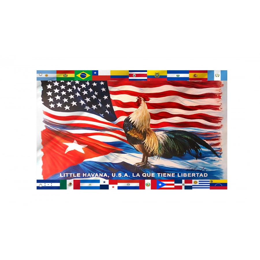 Little Havana Flag for Indoor & Outdoor Use, USA177