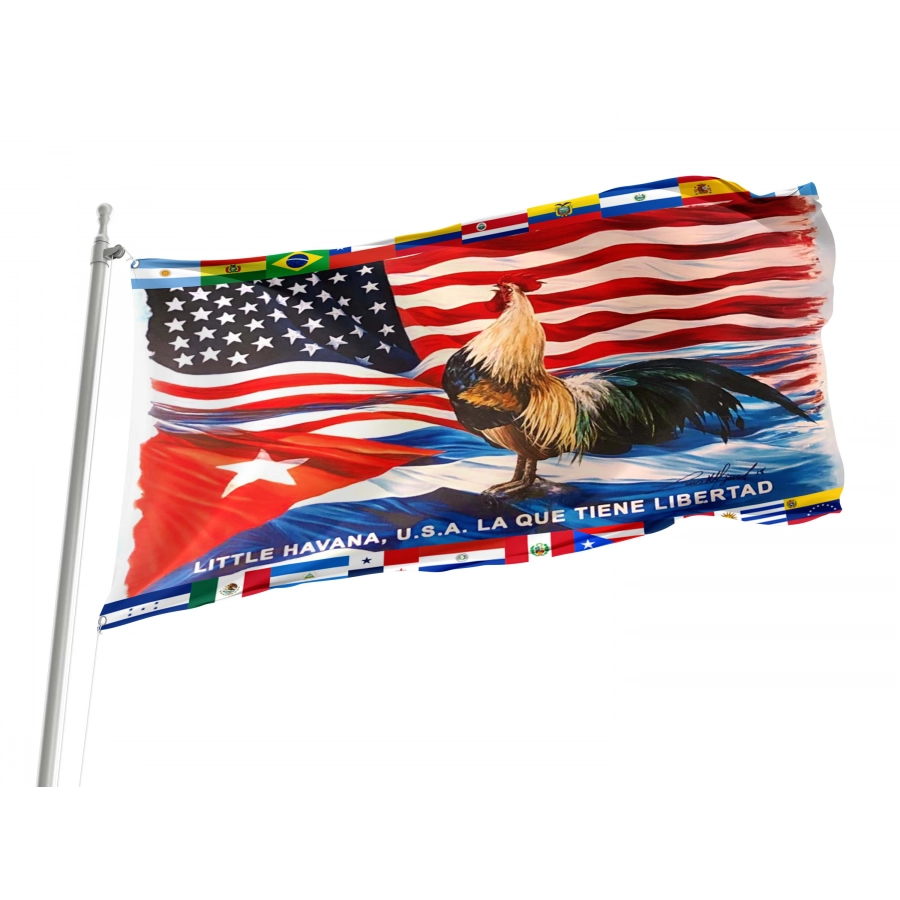Little Havana Flag for Indoor & Outdoor Use, USA177