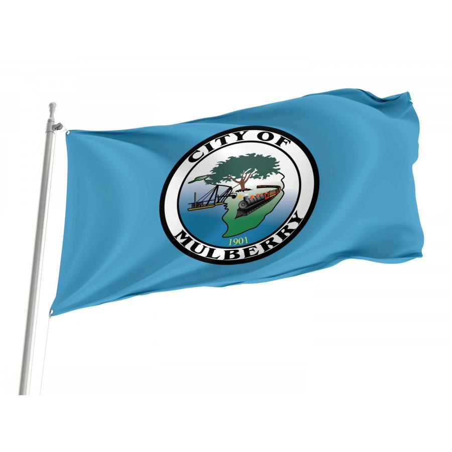 Mulberry Flag for Indoor & Outdoor Use, USA175