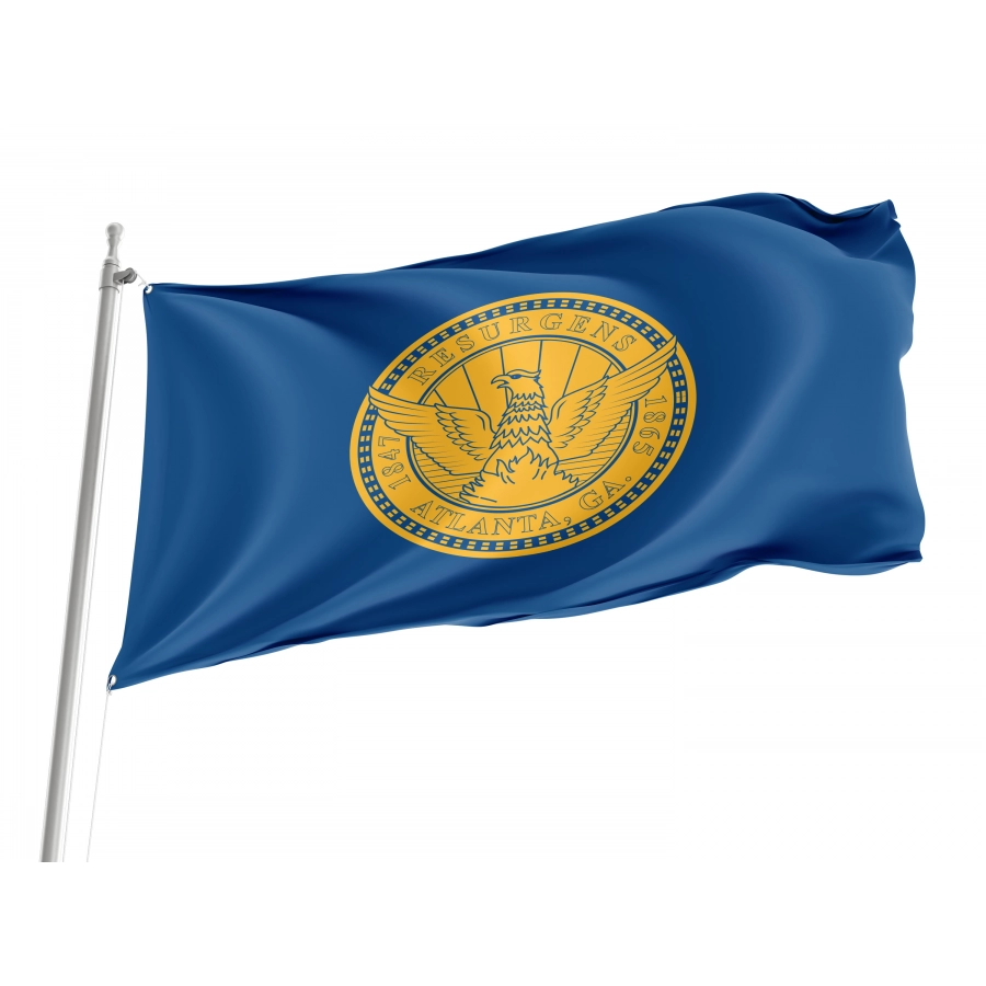 Flag of Atlanta, Georgia, Patriotic Flags, Unique Design Print, Flags for Indoor & Outdoor Use
