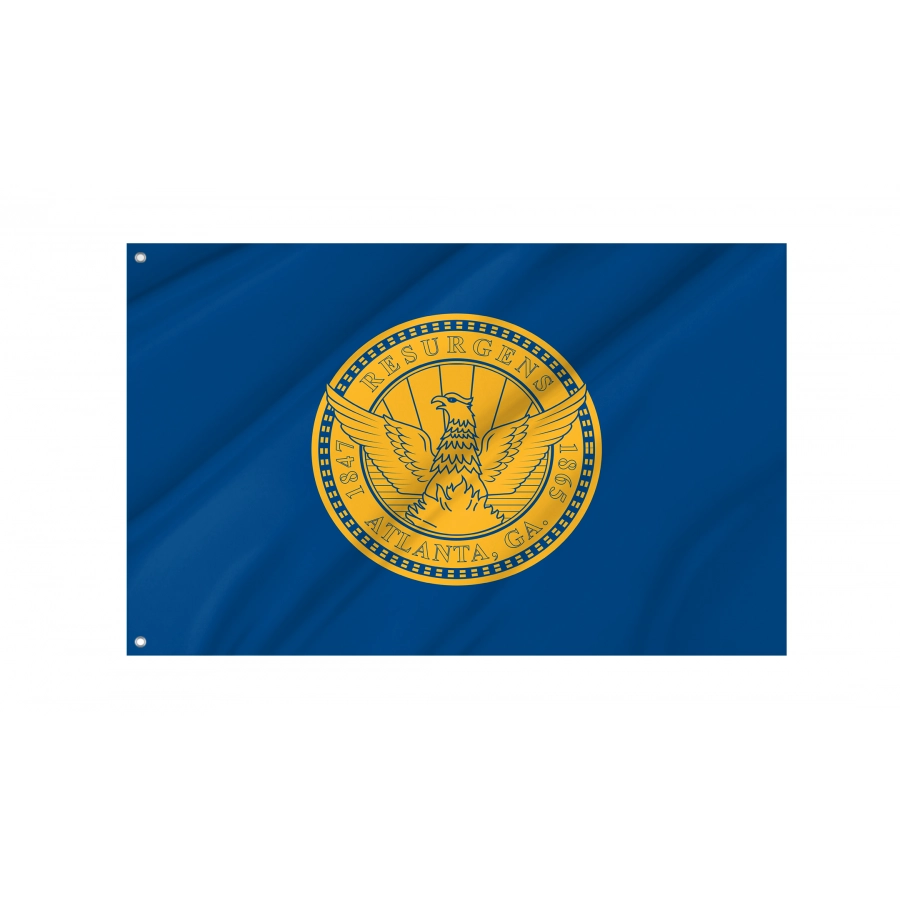 Flag of Atlanta, Georgia, Patriotic Flags, Unique Design Print, Flags for Indoor & Outdoor Use