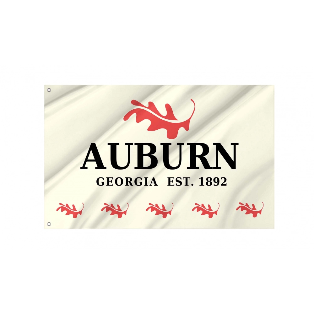Auburn est. 1892 Flag for Indoor & Outdoor Use