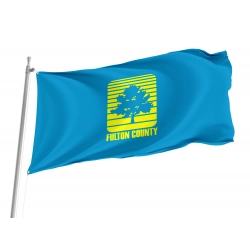 Fulton County 1989-2019 Flag for Indoor & Outdoor Use