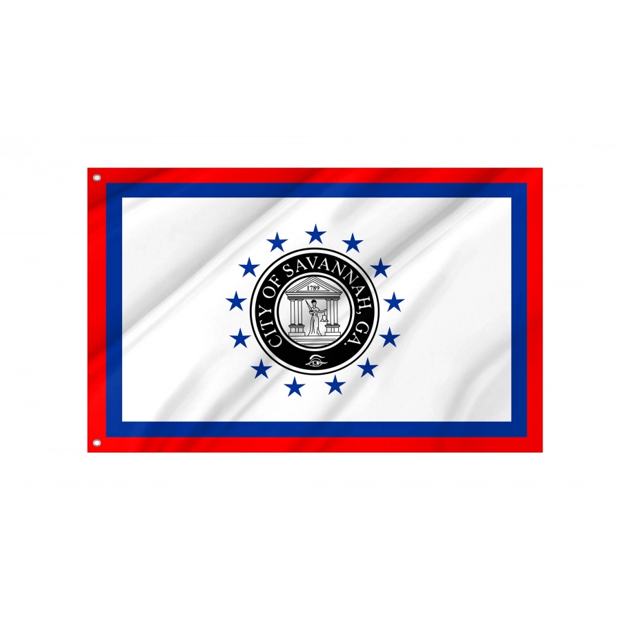 Savannah Flag for Indoor & Outdoor Use, USA188