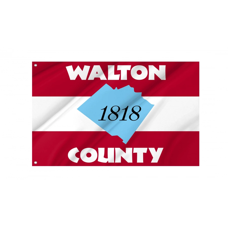Walton County Flag for Indoor & Outdoor Use, USA182