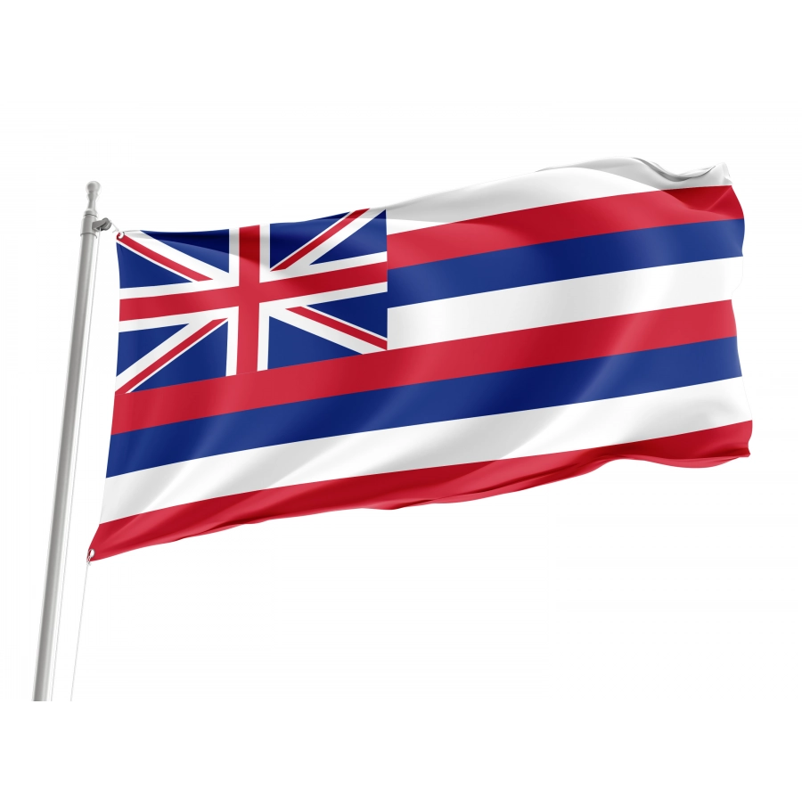 Flag of Hawaii State, Patriotic Flags, Unique Design Print, Flags for Indoor & Outdoor Use