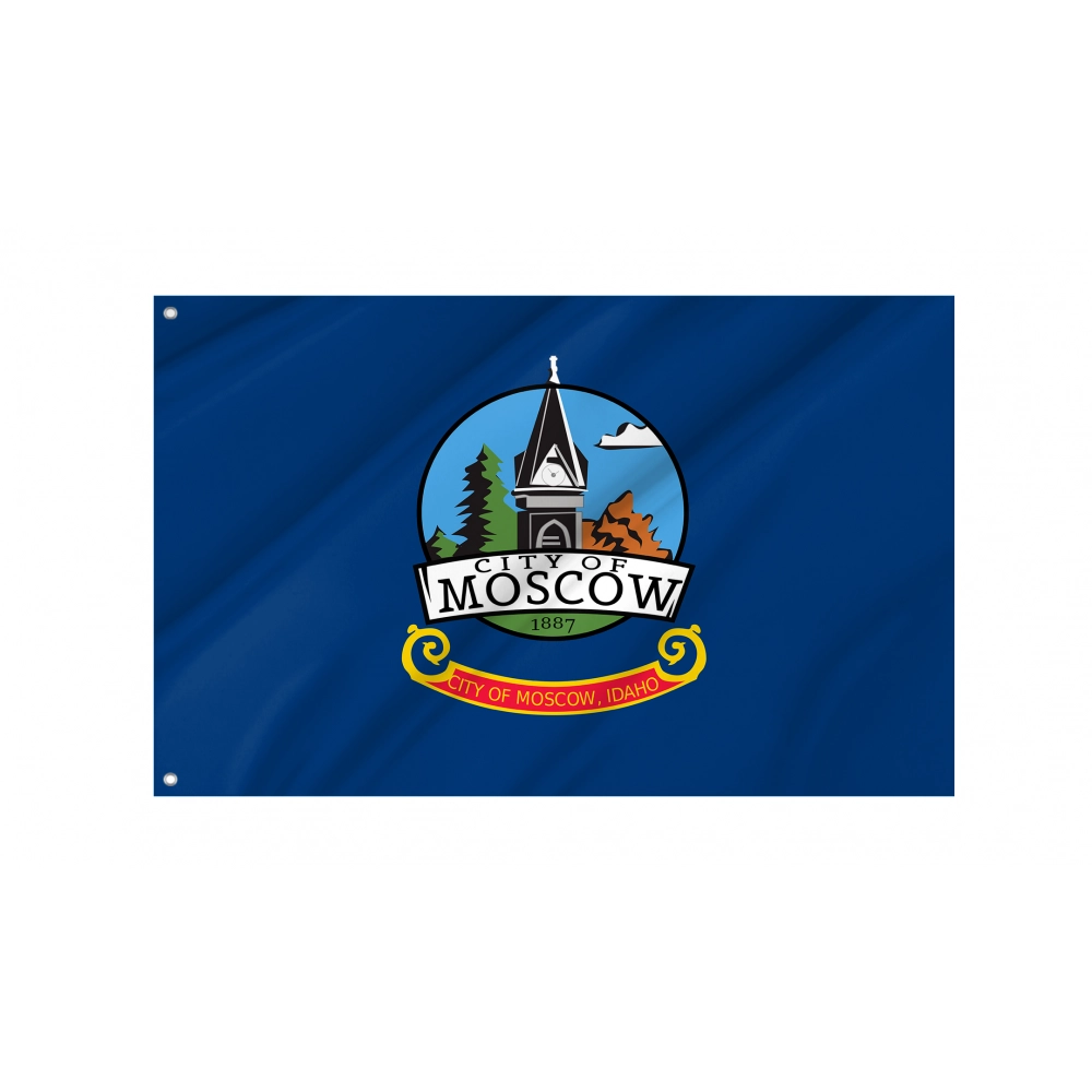 Moscow, Idaho Flag for Indoor & Outdoor Use Moscow, Idaho Flag for Indoor & Outdoor Use