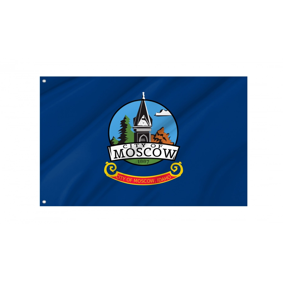 Flag of Moscow, Idaho, Patriotic Flags, Unique Design Print, Flags for Indoor & Outdoor Use