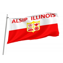 Alsip Illinois Flag for Indoor & Outdoor Use