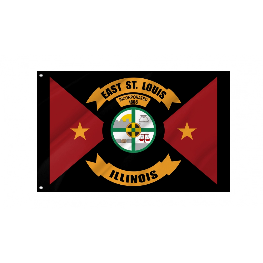 East St. Louis Flag for Indoor & Outdoor Use