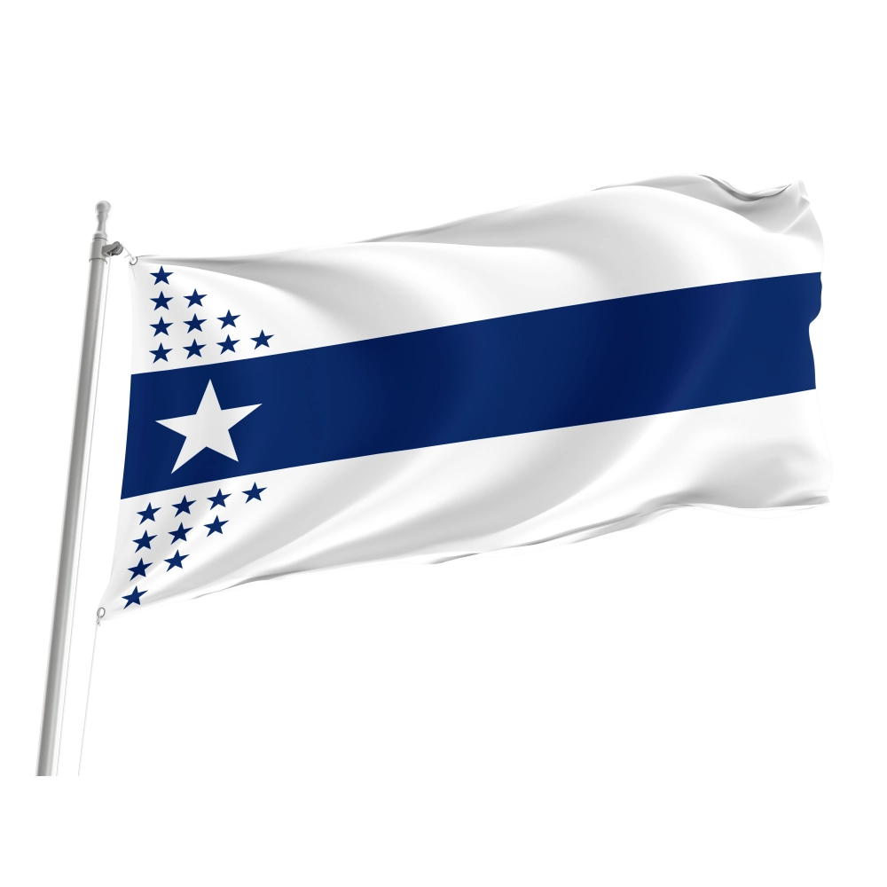 Illinois Centennial Flag for Indoor & Outdoor Use