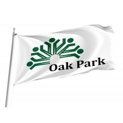 Oak Park Flag for Indoor & Outdoor Use