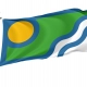 Peoria County Flag for Indoor & Outdoor Use - Imagine 1