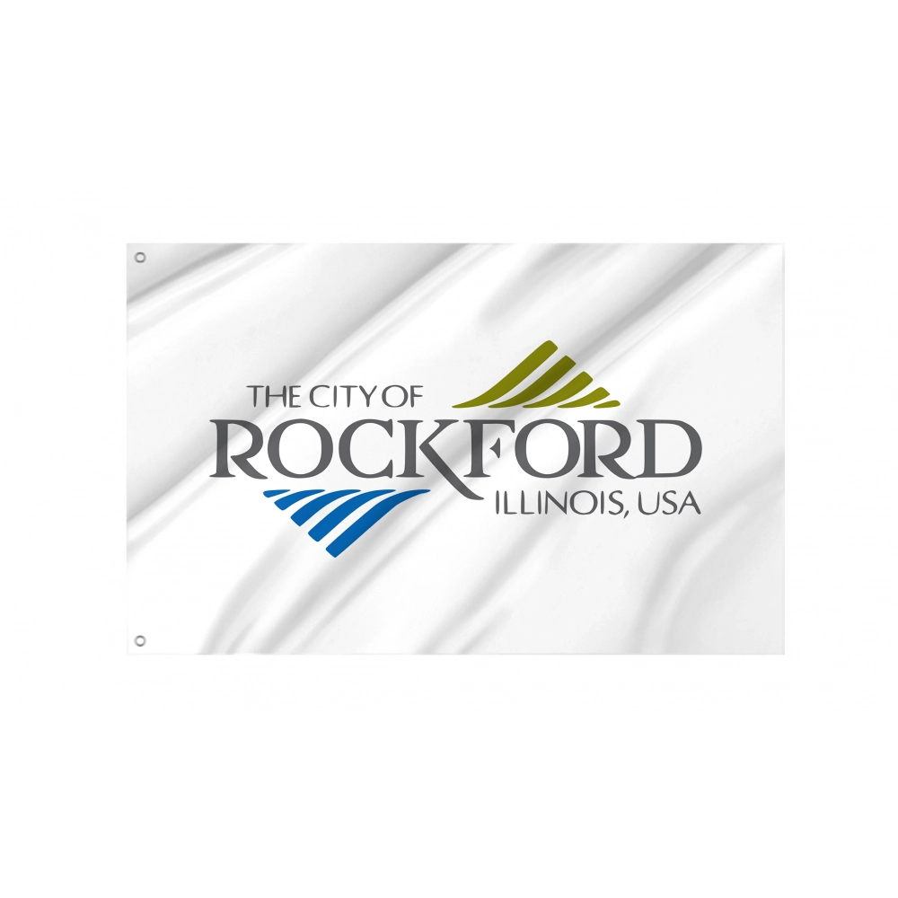 Rockford Flag for Indoor & Outdoor Use