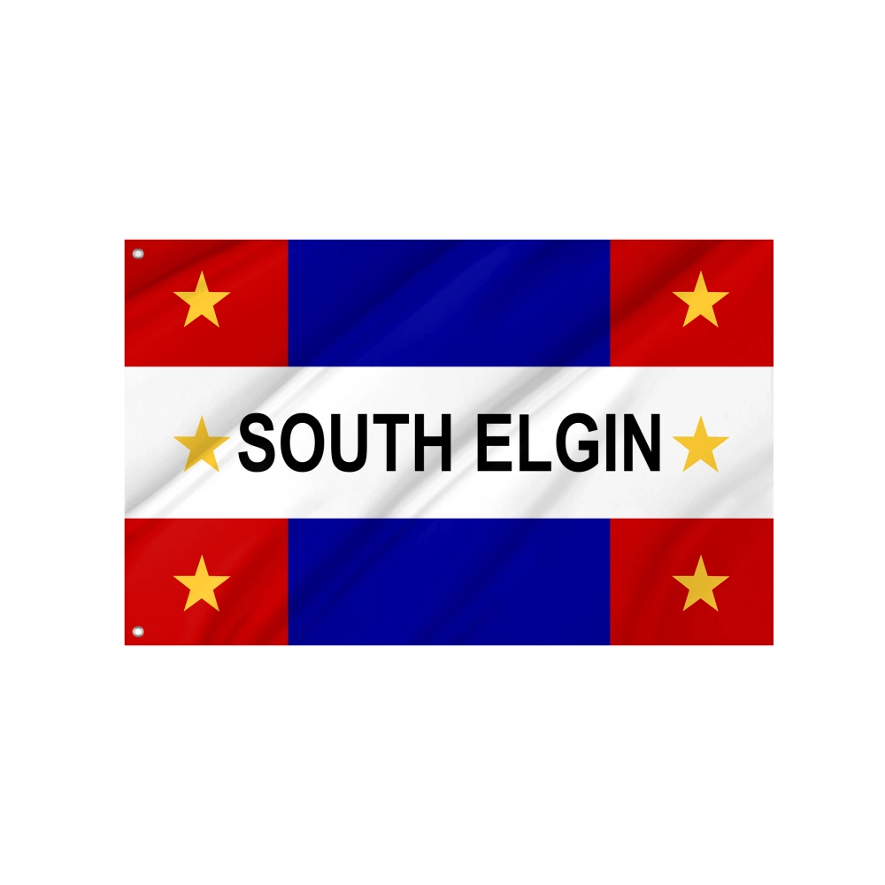 South Elgin Flag for Indoor & Outdoor Use