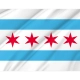 City of Chicago Flag for Indoor & Outdoor Use - Imagine 2