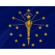 Indiana State Flag for Indoor & Outdoor Use - Imagine 2