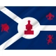 Wayne, Indiana Flag for Indoor & Outdoor Use - Imagine 2