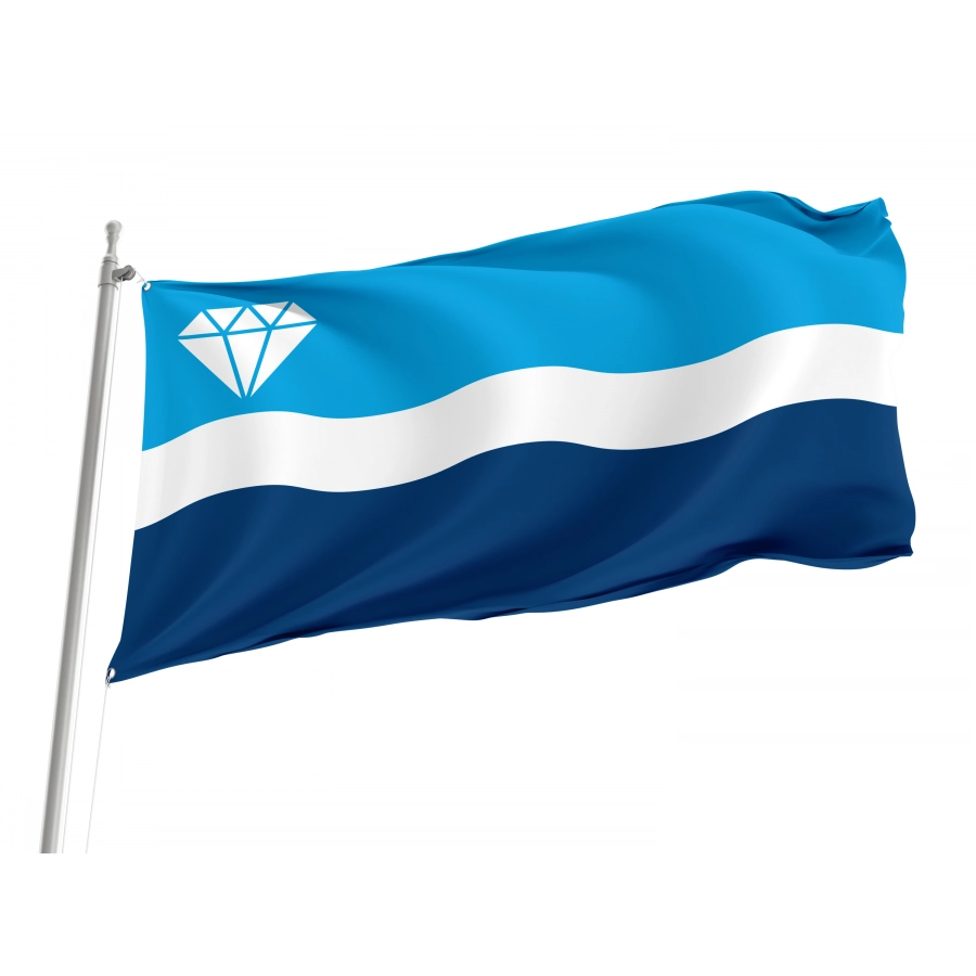 Flag of Frankfort, Indiana, Patriotic Flags, Unique Design Print, Flags for Indoor & Outdoor Use