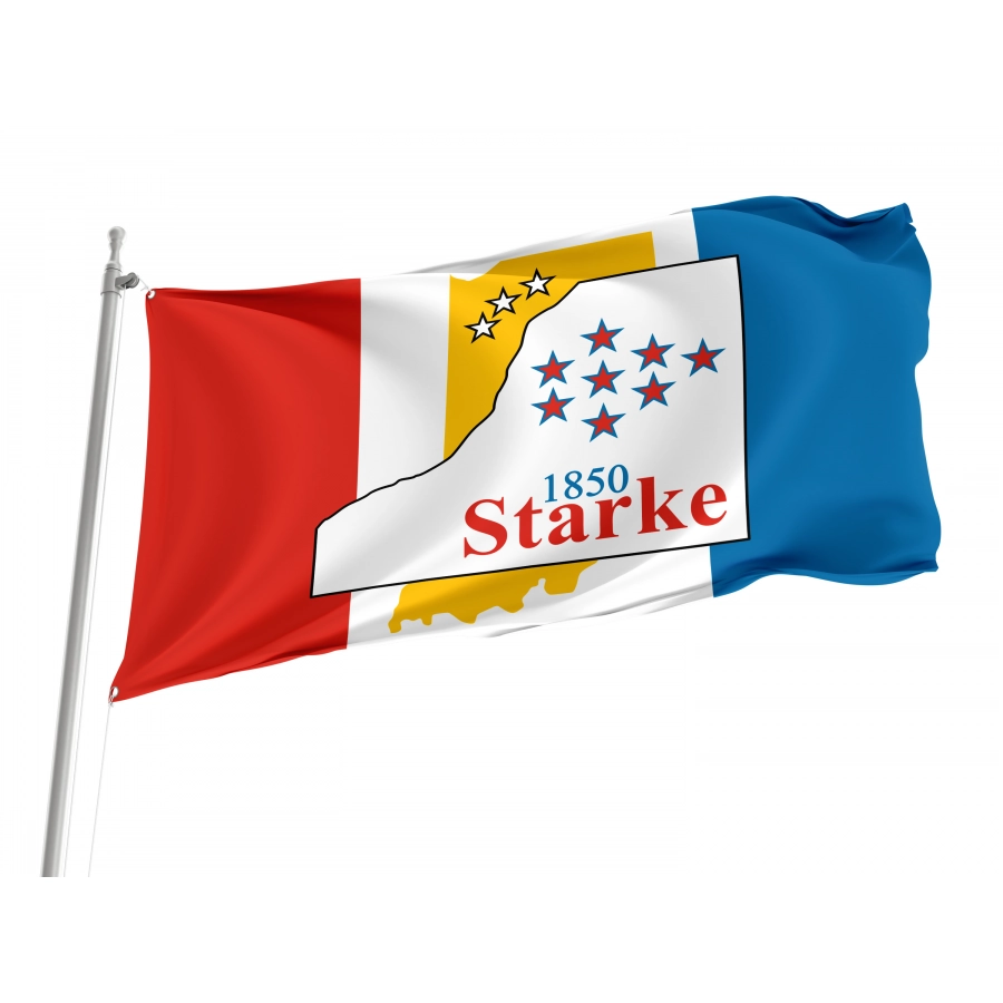 Flag of Starke County, Indiana, Patriotic Flags, Unique Design Print, Flags for Indoor & Outdoor Use