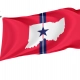 Union City Flag for Indoor & Outdoor Use - Imagine 1
