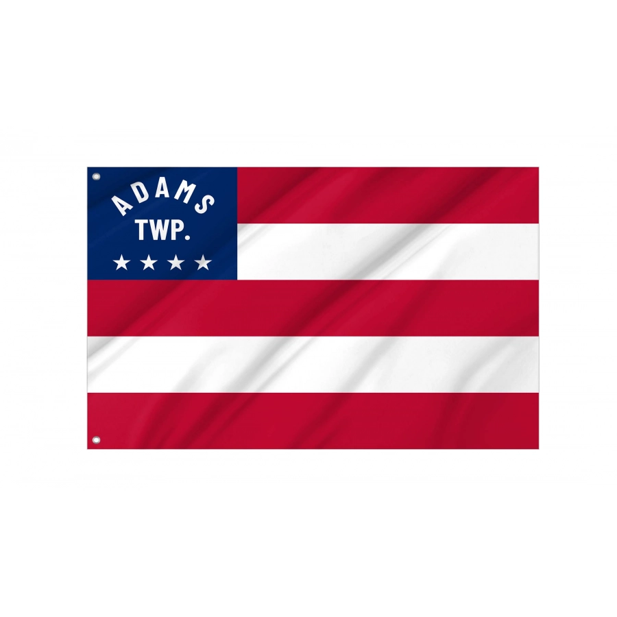 Adams Township Flag for Indoor & Outdoor Use, USA210