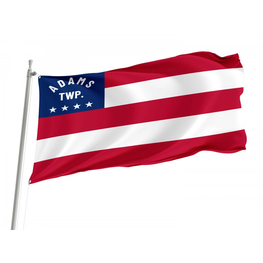 Adams Township Flag for Indoor & Outdoor Use, USA210