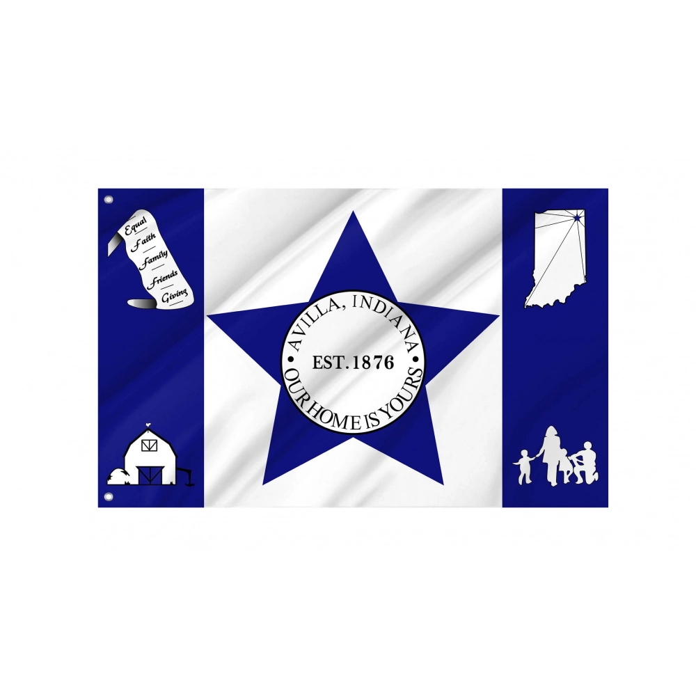 Avilla Flag for Indoor & Outdoor Use Avilla Flag for Indoor & Outdoor Use